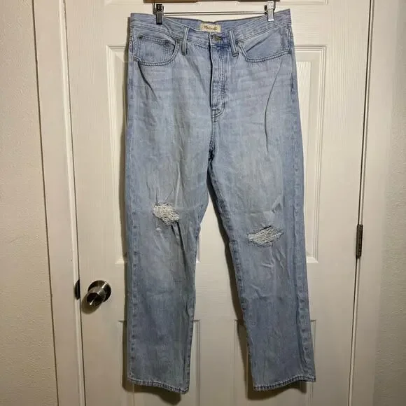 Madewell The Dadjean in Millman Wash: Ripped Edition - Picture 3 of 7